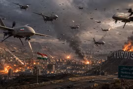 Iran bị cáo buộc phóng UAV tấn công các cơ quan đầu não vùng tự trị Kurdistan 