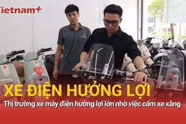 Thị trường xe máy điện hưởng lợi lớn nhờ việc cấm xe xăng