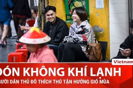 Người dân Thủ đô thích thú đón không khí lạnh đầu mùa 