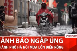 Hà Nội mưa diện rộng, cảnh báo nhiều tuyến phố có thể ngập úng 