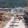 Công trường thi công Dự án Trung tâm tổ chức Hội nghị APEC 2027 và các công trình chức năng. (Ảnh: Lê Huy Hải/TTXVN)