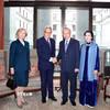 Tổng Bí thư Tô Lâm và Phu nhân tiếp Công tước xứ Richmond Charles Gordon-Lennox và Phu nhân. (Ảnh: Thống Nhất/TTXVN)