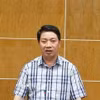 Cựu Phó Chủ tịch UBND tỉnh Thanh Hóa Lê Đức Giang. (Ảnh: Hoa Mai/TTXVN)
