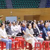 Hàng nghìn người tham gia phiên tòa tại điểm cầu trực tuyến Cung thể thao Tuyên Sơn (thành phố Đà Nẵng). (Ảnh: Quốc Dũng/TTXVN)
