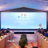 Diễn đàn Pháp luật ASEAN 2026 với chủ đề “Ứng dụng trí tuệ nhân tạo (AI) trong công tác xây dựng và thi hành pháp luật trong kỷ nguyên số”. (Ảnh: Phạm Kiên/TTXVN)
