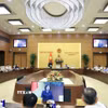 Phiên họp thứ 7 Uỷ ban Thường vụ Quốc hội. (Ảnh: Tuấn Anh/TTXVN)