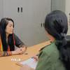 Bị can Kiều Thị Thanh, làm việc với cơ quan công an về hành vi mua bán trái phép chất ma túy. (Ảnh: TTXVN phát)