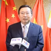 Ông Hứa Ninh Ninh, Chủ tịch Ủy ban Hợp tác công nghiệp trong khuôn khổ Hiệp định Đối tác kinh tế toàn diện khu vực (RCEP) trả lời phóng viên TTXVN tại Bắc Kinh. (Ảnh: Quang Hưng/ TTXVN)