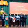 Công bố quyết định thành lập Đảng bộ Ủy ban Nhân dân thành phố Huế nhiệm kỳ 2020-2025. (Ảnh: Đỗ Trưởng/TTXVN)