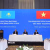 Tổng Bí thư Tô Lâm dự Tọa đàm bàn tròn doanh nghiệp Việt Nam-Kazakhstan. (Ảnh: Thống Nhất/TTXVN)