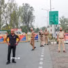 Lực lượng an ninh Ấn Độ được triển khai tại khu vực Amritsar, bang Punjab (Ấn Độ), ngày 7/5/2025. (Ảnh: ANI/TTXVN)