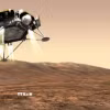 Tàu đổ bộ Sao Hỏa InSight của NASA. (Ảnh: Getty Images/TTXVN)
