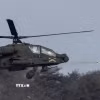 Trực thăng AH-64E Apache tham gia cuộc tập trận bắn đạn thật Hàn-Mỹ tại thao trường Rodriguez ở Pocheon (Hàn Quốc), ngày 10/2/2025. (Ảnh minh họa: Yonhap/TTXVN)