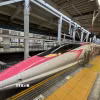 Một đoàn tàu Shinkansen của Nhật Bản. (Ảnh: Phạm Tuân/TTXVN)