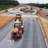 Cấp phối đá dăm tại cao tốc Biên Hòa-Vũng Tàu, tháng 11/2024. (Ảnh: Công Phong/TTXVN)