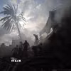 Các tòa nhà bị phá hủy sau cuộc không kích của Israel tại Rafah, Dải Gaza. (Ảnh: THX/TTXVN)