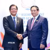 Thủ tướng Phạm Minh Chính gặp Tổng thống Philippines Ferdinand Marcos Jr.. (Ảnh: Dương Giang/TTXVN)