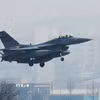 Máy bay chiến đấu F-16 của Không lực Mỹ. (Ảnh: Yonhap/TTXVN)