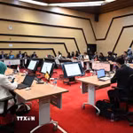Quang cảnh Cuộc họp Ủy ban Hợp tác chung ASEAN-Mỹ lần thứ 17. (Ảnh: TTXVN phát)