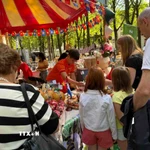 Gian hàng Việt Nam tại một hội chợ ở Hà Lan. (Ảnh minh họa. Nguồn: TTXVN phát)