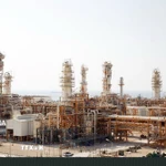 Mỏ khí đốt South Pars của Iran. (Ảnh: IRNA/TTXVN)