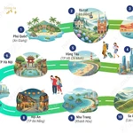 Top 10 điểm đến trong nước được du khách Việt tìm kiếm nhiều dịp cuối năm