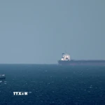 Tàu chở dầu hướng về eo biển Hormuz. (Ảnh: AFP/TTXVN)