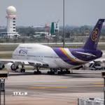 Sân bay Suvarnabhumi ở Bangkok, Thái Lan. (Ảnh: AFP/TTXVN)
