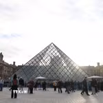 Bảo tàng Louvre ở Paris, Pháp. (Ảnh: THX/TTXVN)
