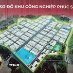 Phối cảnh Khu Công nghiệp Phúc Sơn với tổng quy mô 123,94ha tại xã Quang Trung, tỉnh Bắc Ninh. (Ảnh: Danh Lam/TTXVN)
