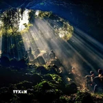 Núi lửa Nâm Blang có địa chất, địa mạo độc đáo với nhiều dấu tích cư trú của người tiền sử. (Ảnh: TTXVN phát)