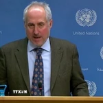 Người phát ngôn Liên hợp quốc Stephane Dujarric. (Ảnh: IRNA/TTXVN)