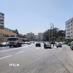 Nắng chói chang giữa trưa ở thủ đô Algiers. (Ảnh: Mạnh Hùng/TTXVN)