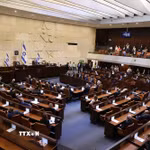 Toàn cảnh một phiên họp Quốc hội Israel tại Jerusalem. (Ảnh: THX/TTXVN)
