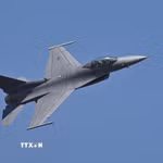 Máy bay chiến đấu F-16. (Ảnh: AFP/TTXVN)