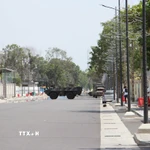 Quang cảnh đường phố tại Cotonou, Benin. (Ảnh: THX/TTXVN