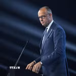 Thủ tướng Đức Friedrich Merz. (Ảnh: PAP/TTXVN)