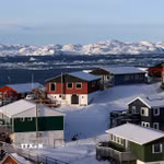 Quang cảnh thủ phủ Nuuk của Greenland. (Ảnh: THX/TTXVN)