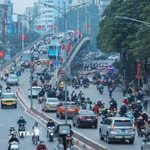 Hà Nội thử nghiệm dự báo sớm chất lượng không khí. (Ảnh: Hoàng Hiếu/TTXVN)