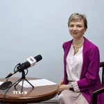 Tiến sỹ Julia Roknifard. (Ảnh: Thành Trung/TTXVN)