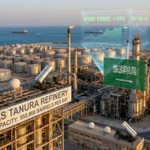 Nhà máy lọc dầu Ras Tanura. (Ảnh: discoveryalert)