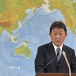Ông Toshimitsu Motegi. (Ảnh: Kyodo/TTXVN)
