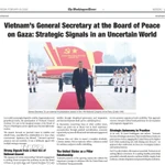 Bài viết đăng trên tờ Thời báo Washington số ra ngày 19/2. (Ảnh: TTXVN phát)