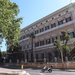 Đại sứ quán Mỹ ở Rome (Italy), nơi diễn ra vòng đàm phán trực tiếp mới giữa Liban và Israel. (Ảnh: THX/TTXVN phát)