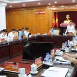 Quang cảnh cuộc làm việc. (Ảnh: Quang Duy/TTXVN)