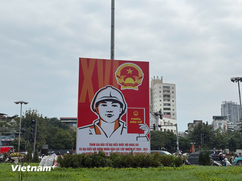 Pano về bầu cử Quốc hội và Hội đồng Nhân dân. (Nguồn: Vietnam+)