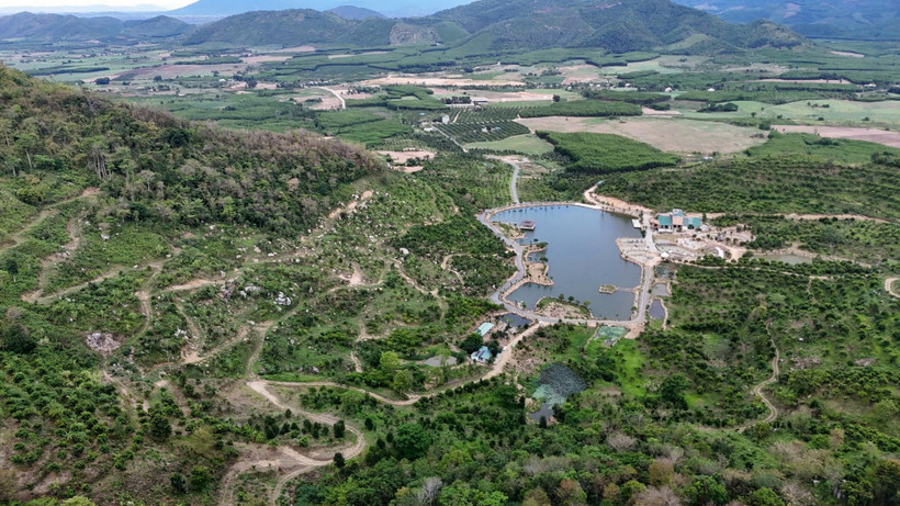 Trang trại Sản Việt ở Nam Ninh Hòa là một trong những khu trang trại kết hợp nông nghiệp và du lịch tại tỉnh Khánh Hòa. (Ảnh: TTXVN phát)