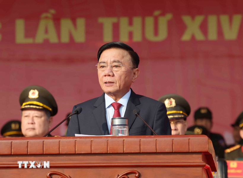 Đồng chí Trần Cẩm Tú, Ủy viên Bộ Chính trị, Thường trực Ban Bí thư phát biểu chỉ đạo. (Ảnh: Phương Hoa/TTXVN)