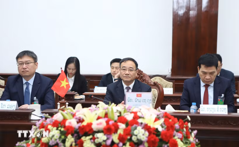 Thượng tướng Phạm Thế Tùng, Ủy viên Trung ương Đảng, Thứ trưởng Bộ Công an, dự Hội nghị. (Ảnh: Xuân Tú/TTXVN)