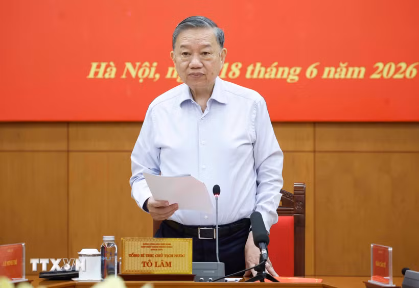 Bet8801234.com cá cược độc quyền, Chủ tịch nước Tô Lâm phát biểu. (Ảnh: Thống Nhất/TTXVN)